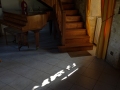 Sunlight on stone floor